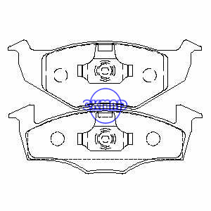 VW Golf Polo Vento Jetta Fox Lupo Seat Arosa Ibiza Skoda Fabia Brake pad FMSI:7569-D694 8702-D694 OEM:1H0698151A 6N0698151 FDB1054 FDB1101 TRW:GDB1218 GDB1274 WVA:21866 21868, FF1101